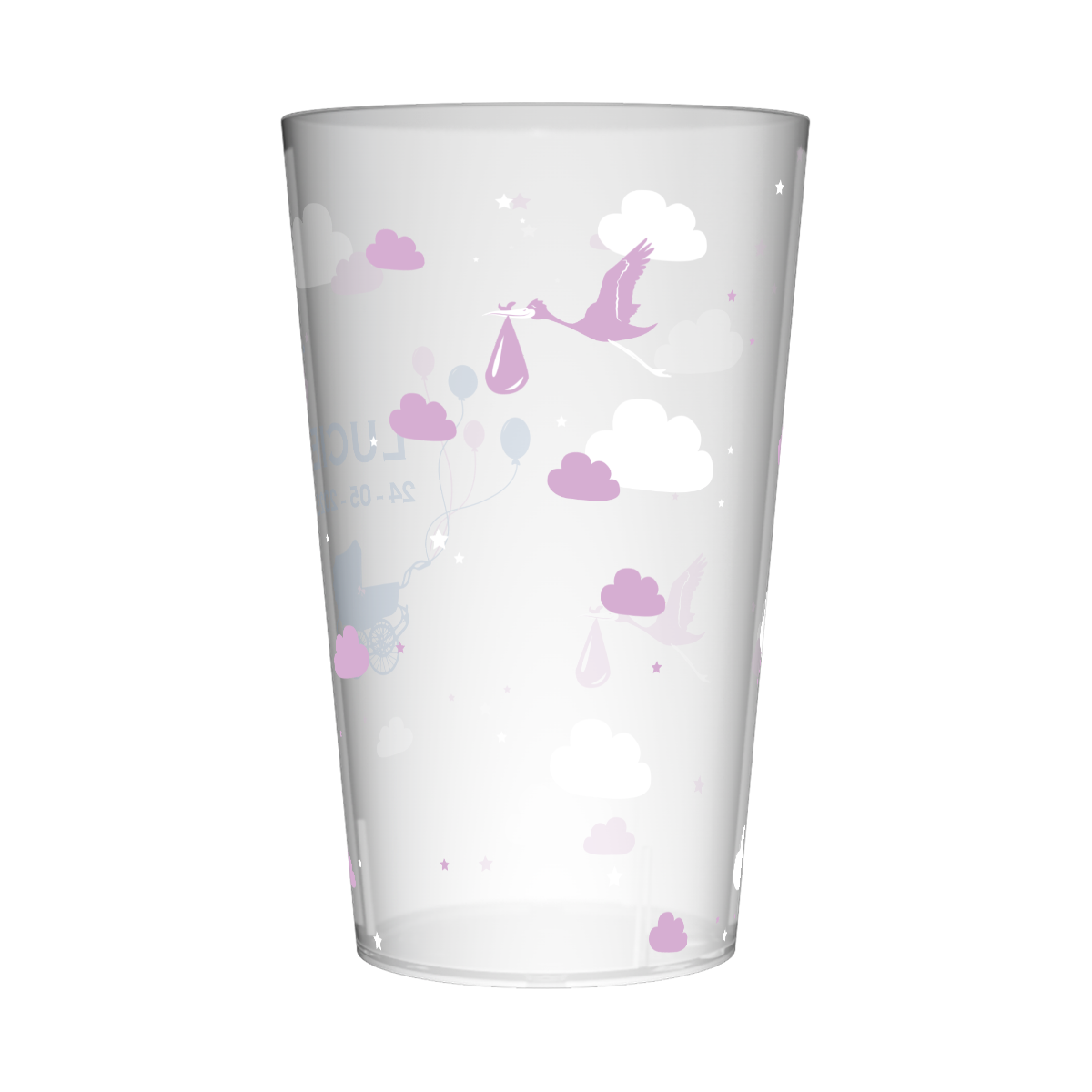 Gobelet personnalisé Naissance Moon 3