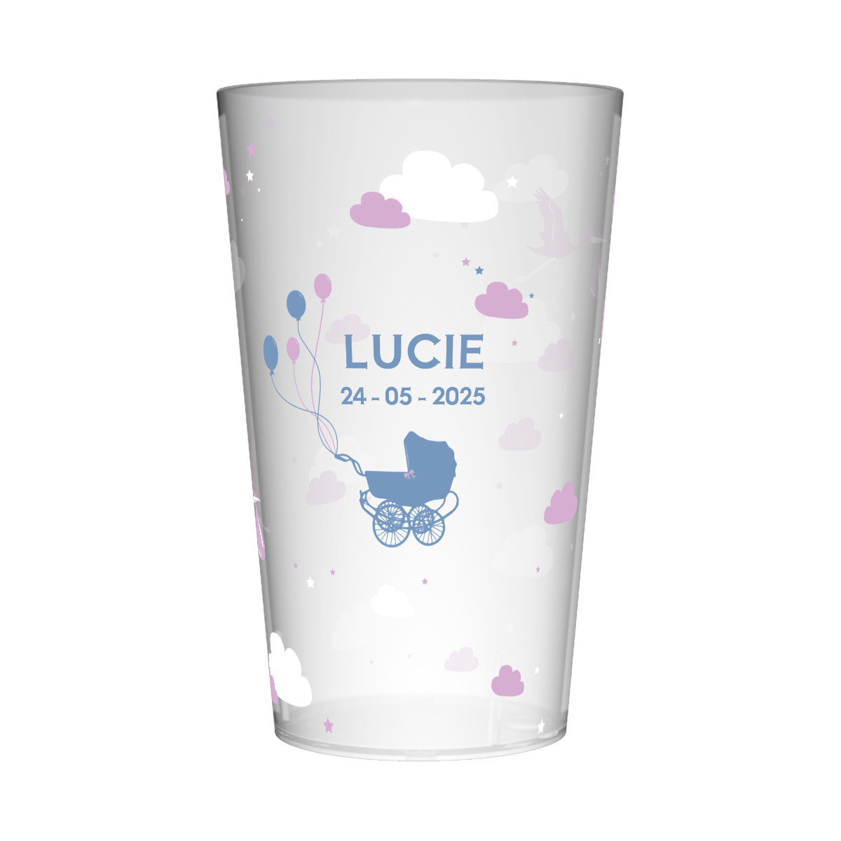 Gobelet personnalisé Naissance Moon