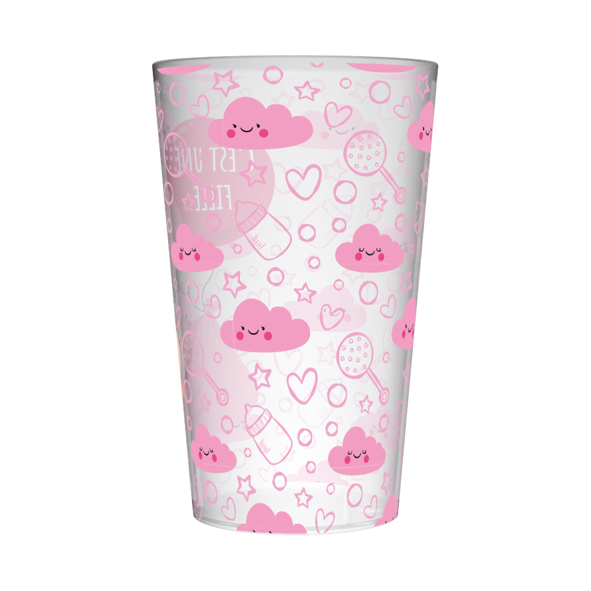 Gobelet personnalisé Naissance Fille 3