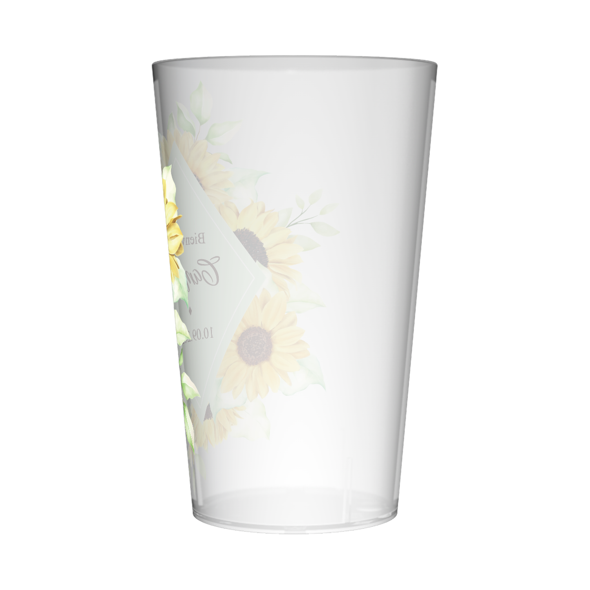 Gobelet personnalisé Naissance Tournesol 3