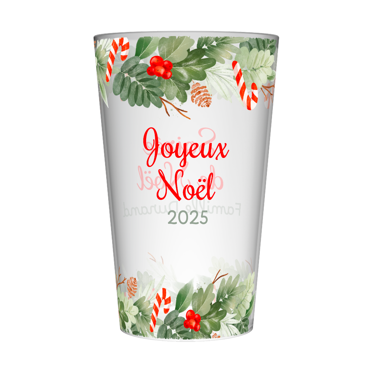 Gobelet personnalisé Noël Original 3