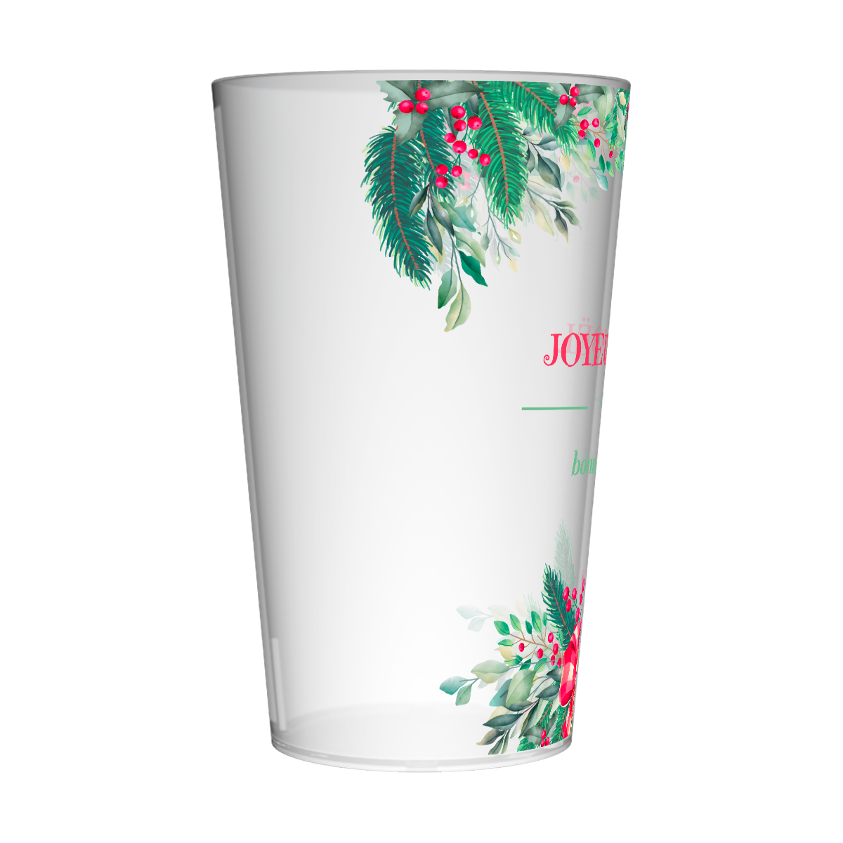 Gobelet personnalisé Noël Houx 4