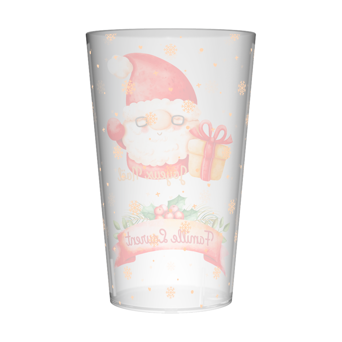 Gobelet personnalisé Noël Cadeaux 3