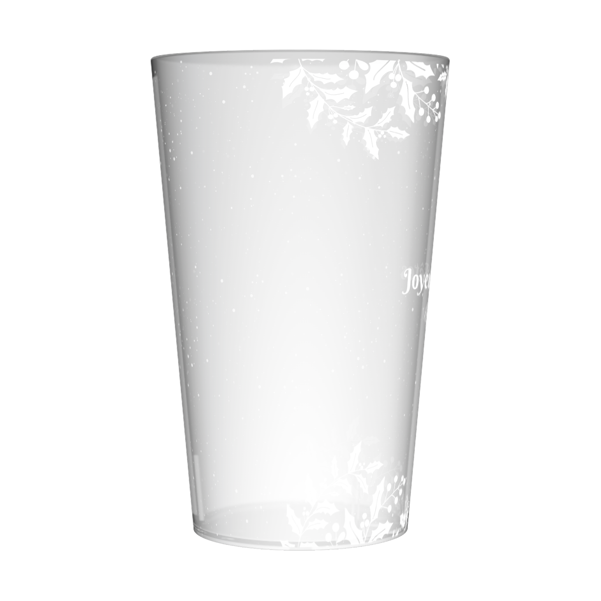 Gobelet personnalisé Noël Blanc 4