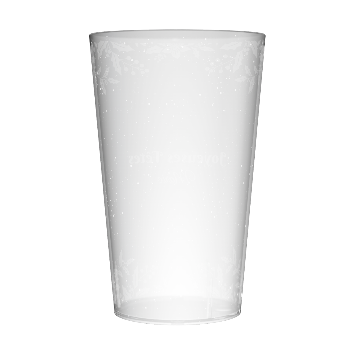 Gobelet personnalisé Noël Blanc 3