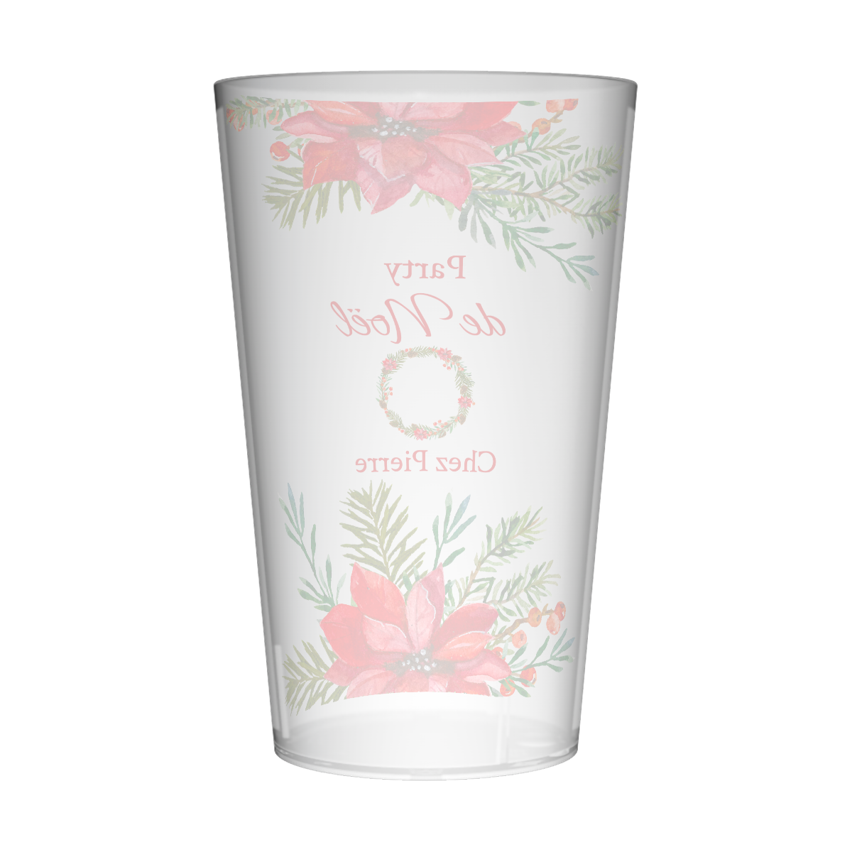 Gobelet personnalisé Noël Mélange Floral 3