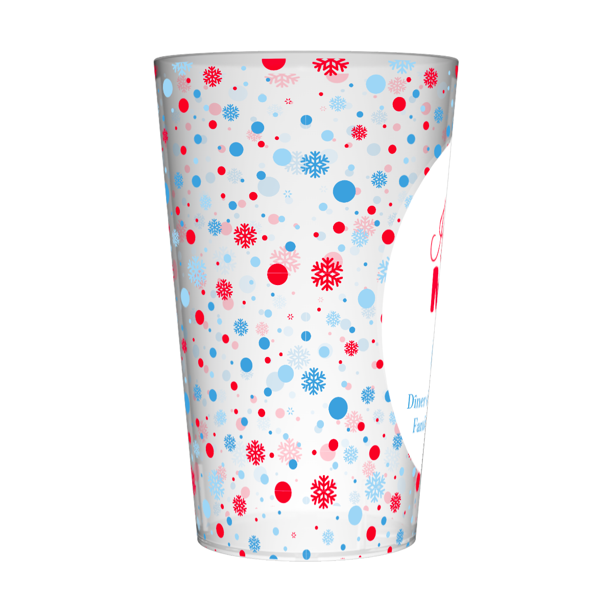 Gobelet personnalisé Noël Neige 4