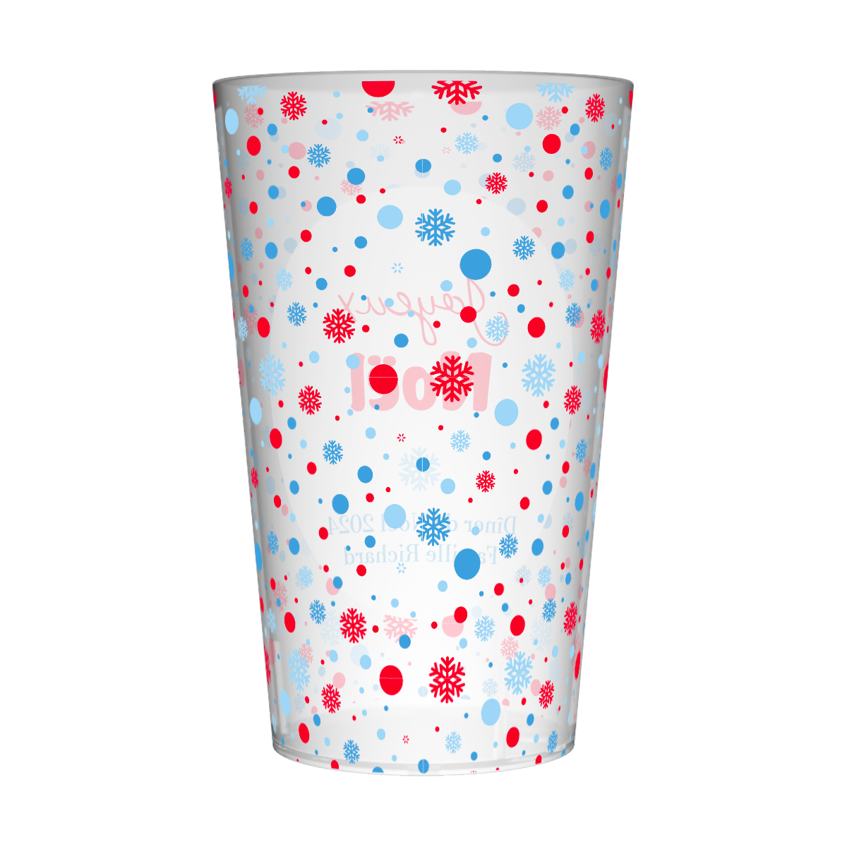 Gobelet personnalisé Noël Neige 3