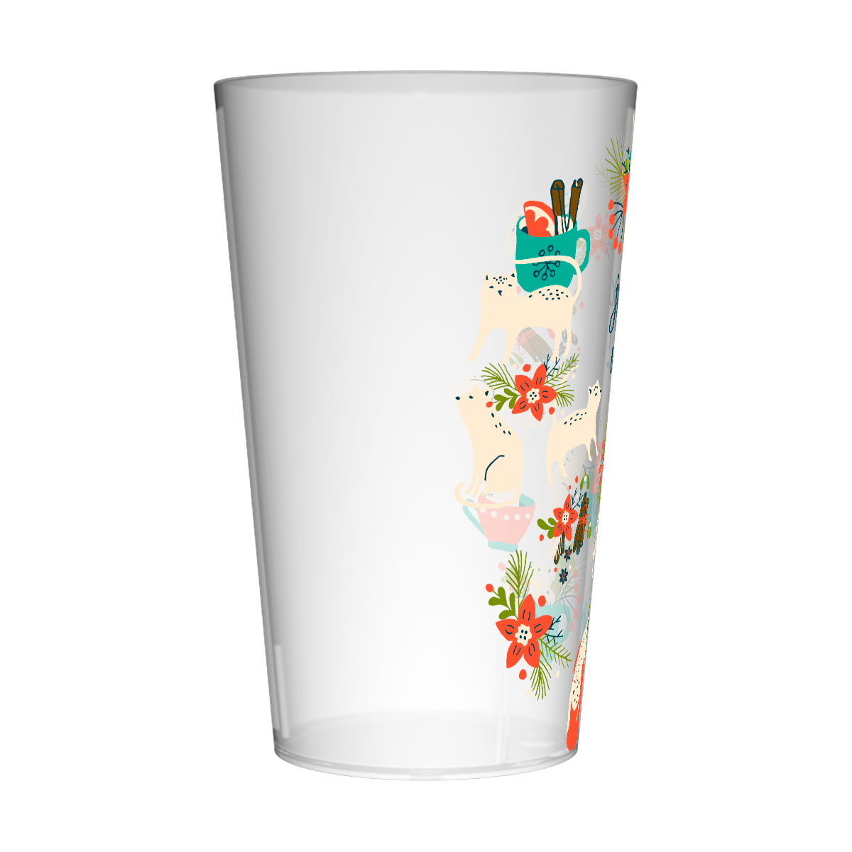 Gobelet personnalisé Noël Chat 4