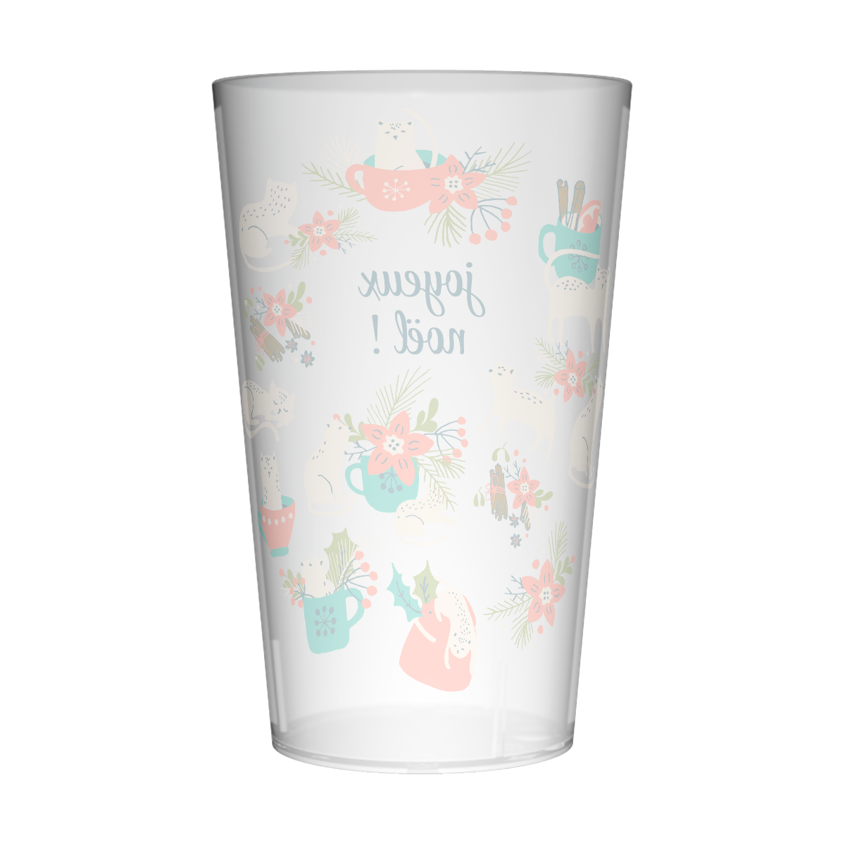 Gobelet personnalisé Noël Chat 3