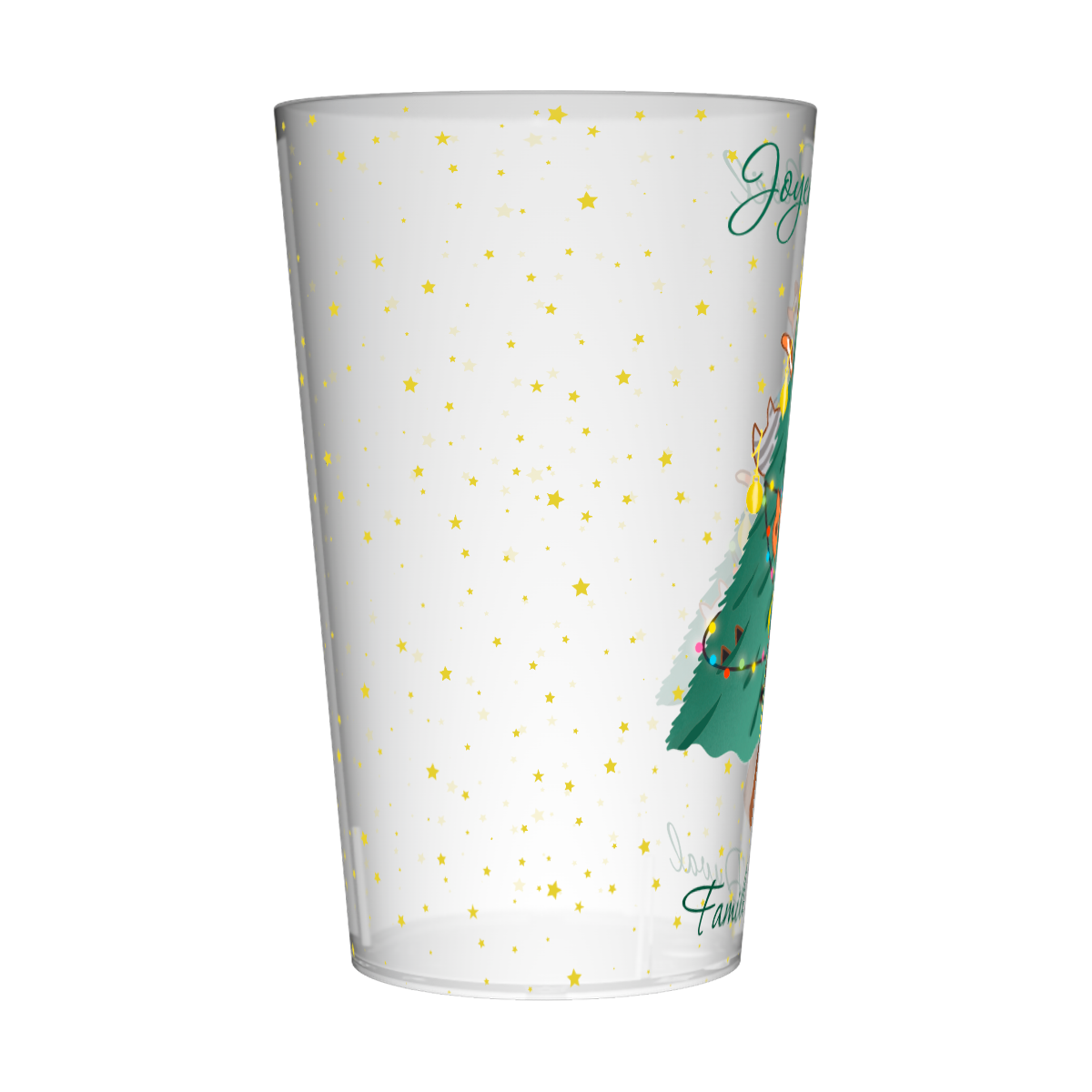 Gobelet personnalisé Noël Bouteille Sapin 4