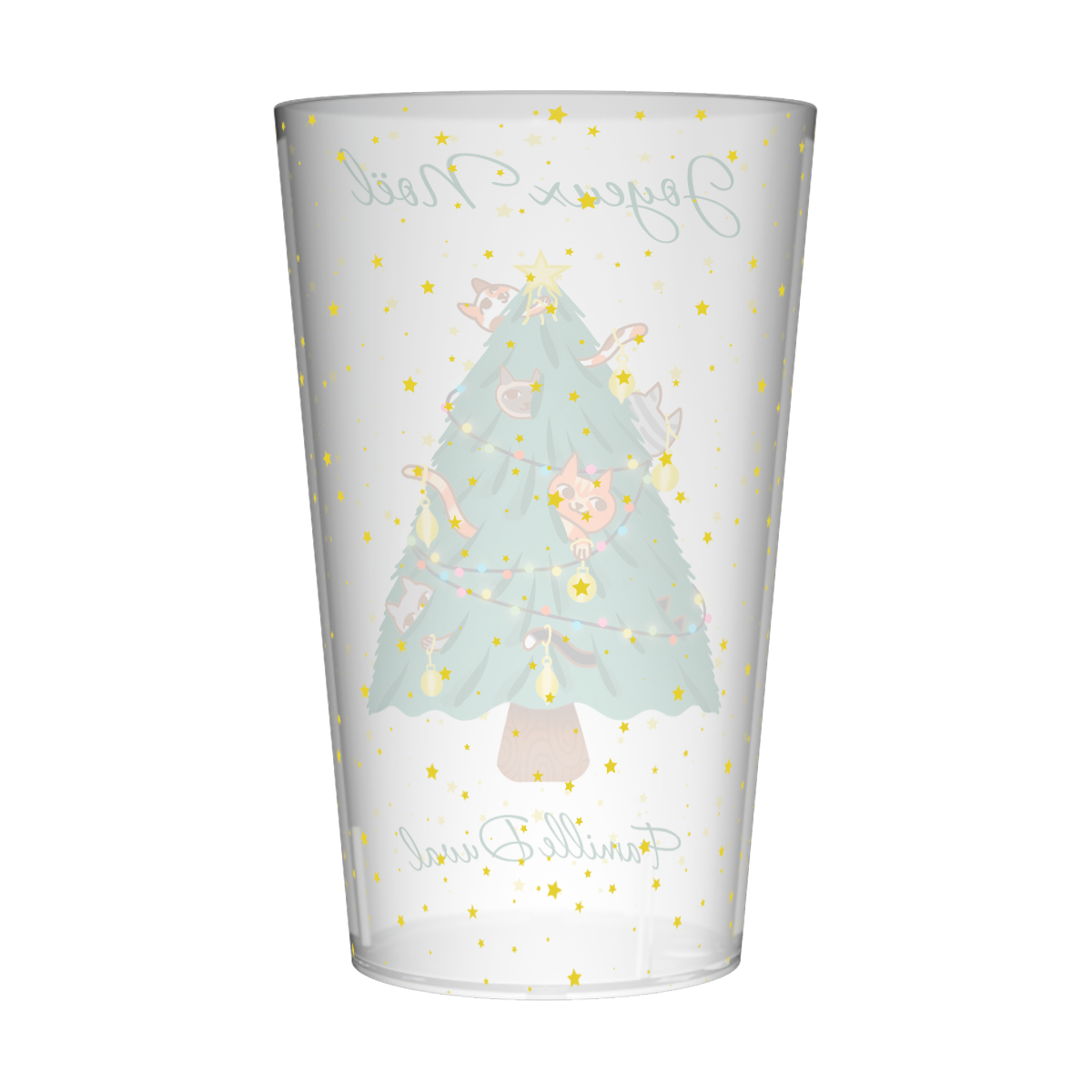 Gobelet personnalisé Noël Bouteille Sapin 3