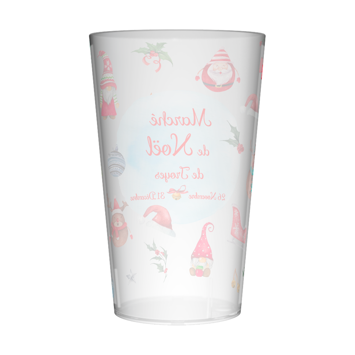 Gobelet personnalisé Noël Éléments 3