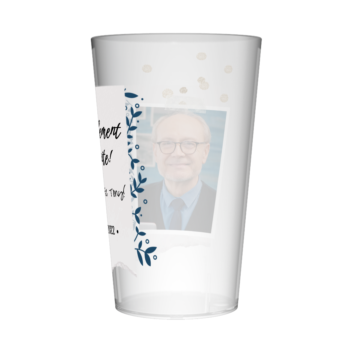 Gobelet personnalisé Retraite Photo & Déco 3