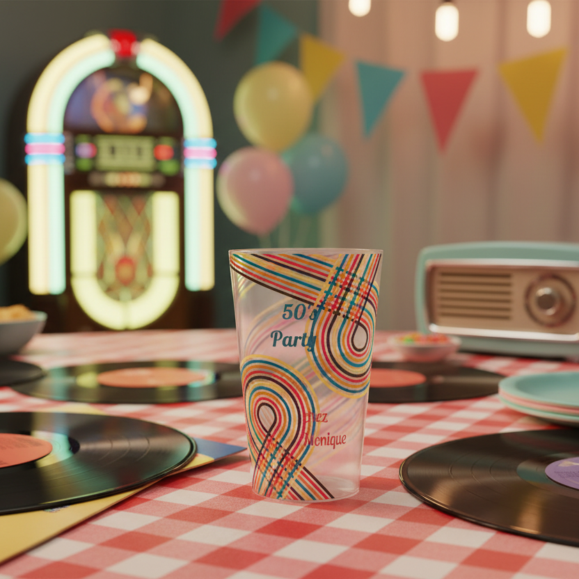 gobelet personnalise soiree annes 50