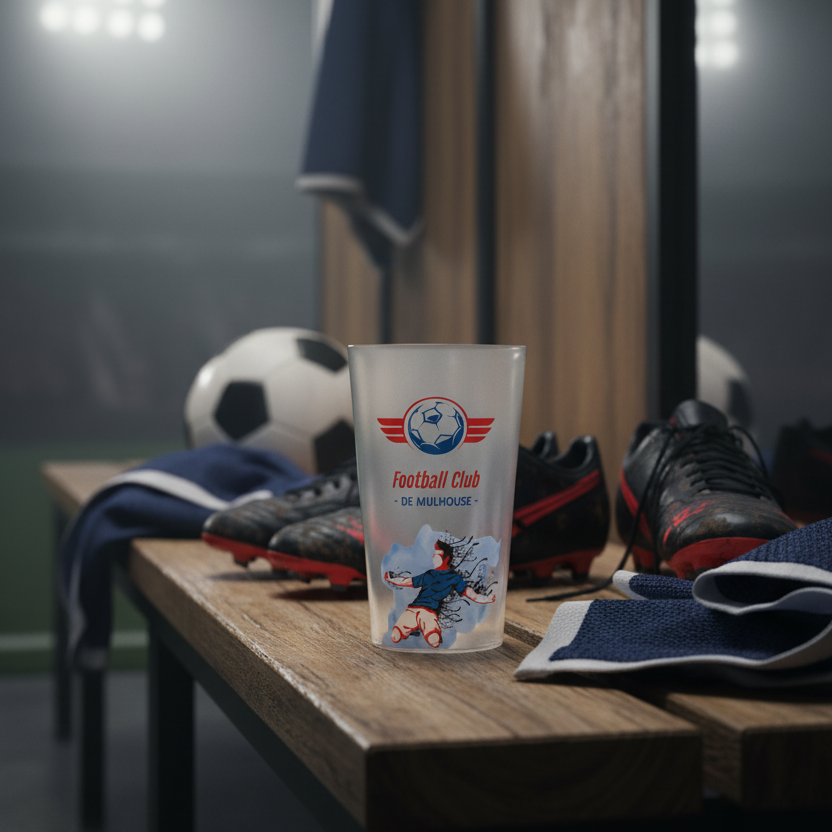gobelet sportif club de foot ambiance