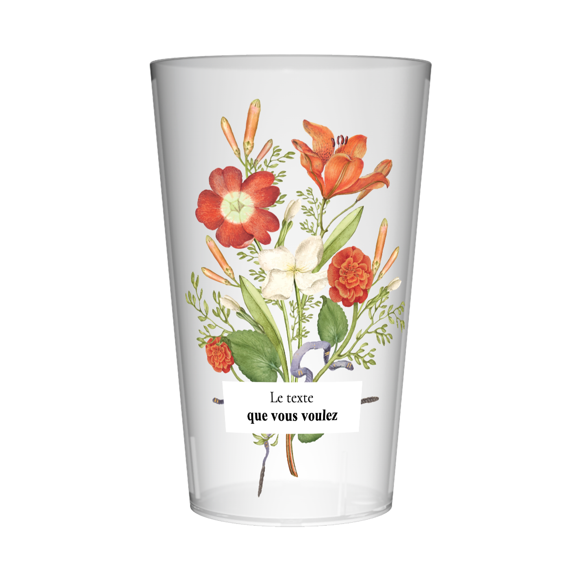 Gobelet personnalisé Tendance Bouquet