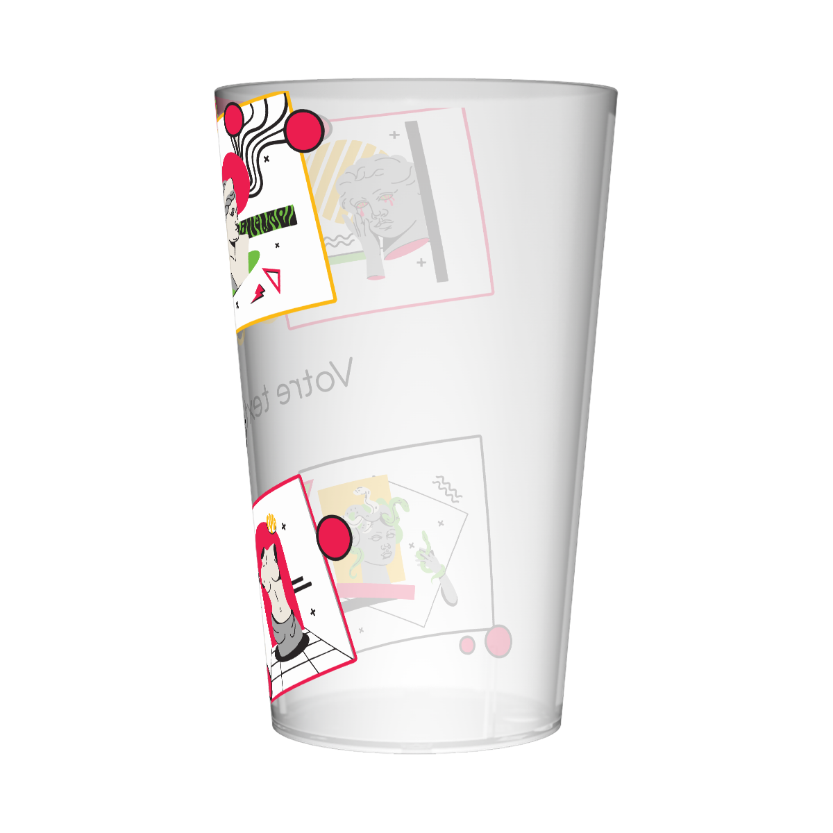 Gobelet personnalisé Tendance Statue 3