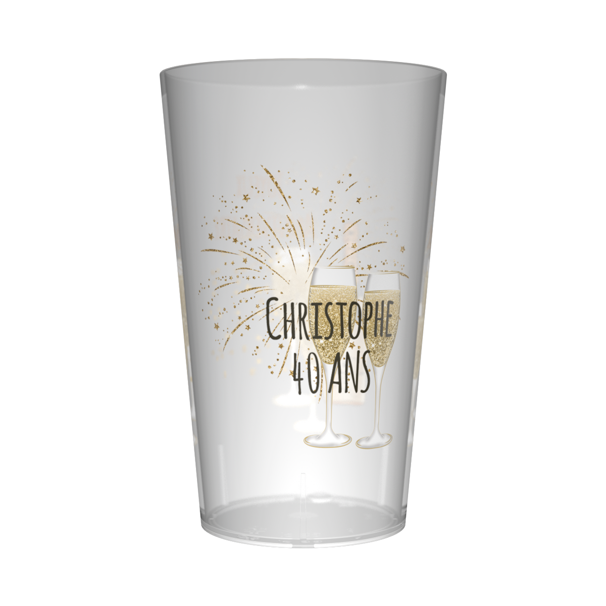 Gobelets Personnalisés Avec Couvercle Et Pailles