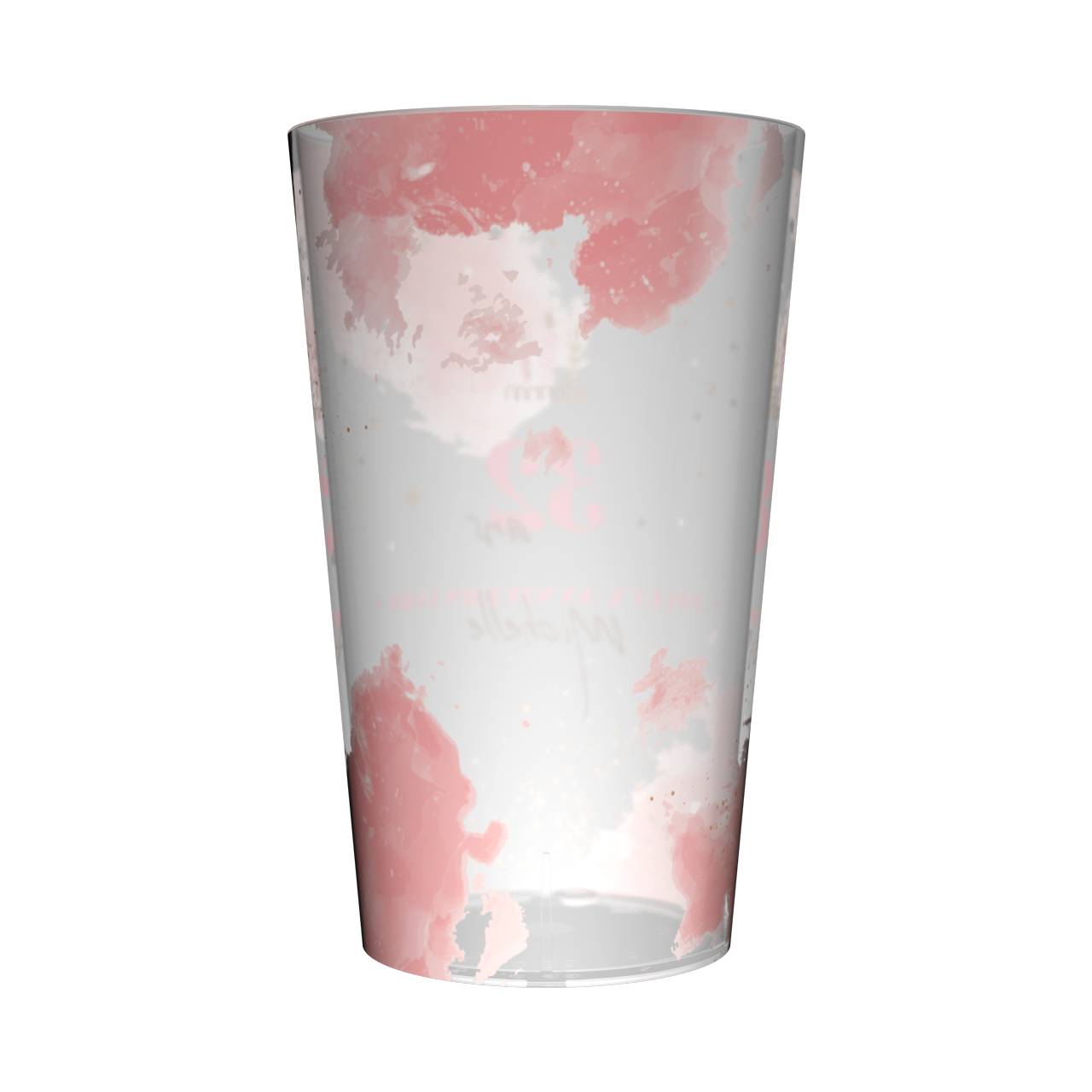 Gobelet personnalisé Anniversaire Rose & Doré