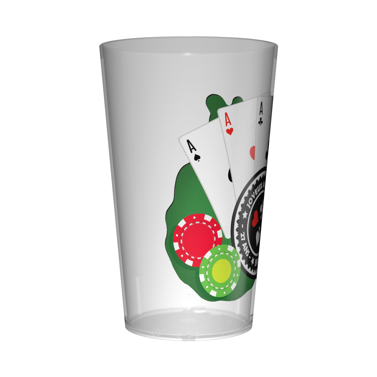 Gobelet personnalisé Poker As 2
