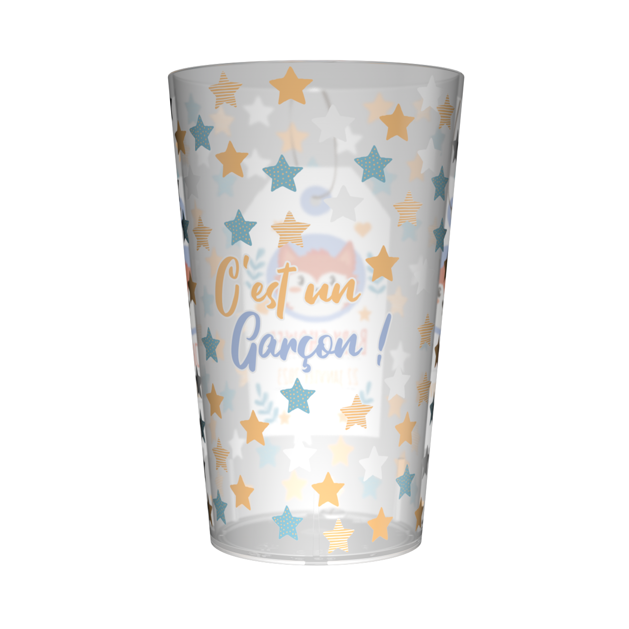 Gobelet personnalisé Baby Shower Etoiles 2
