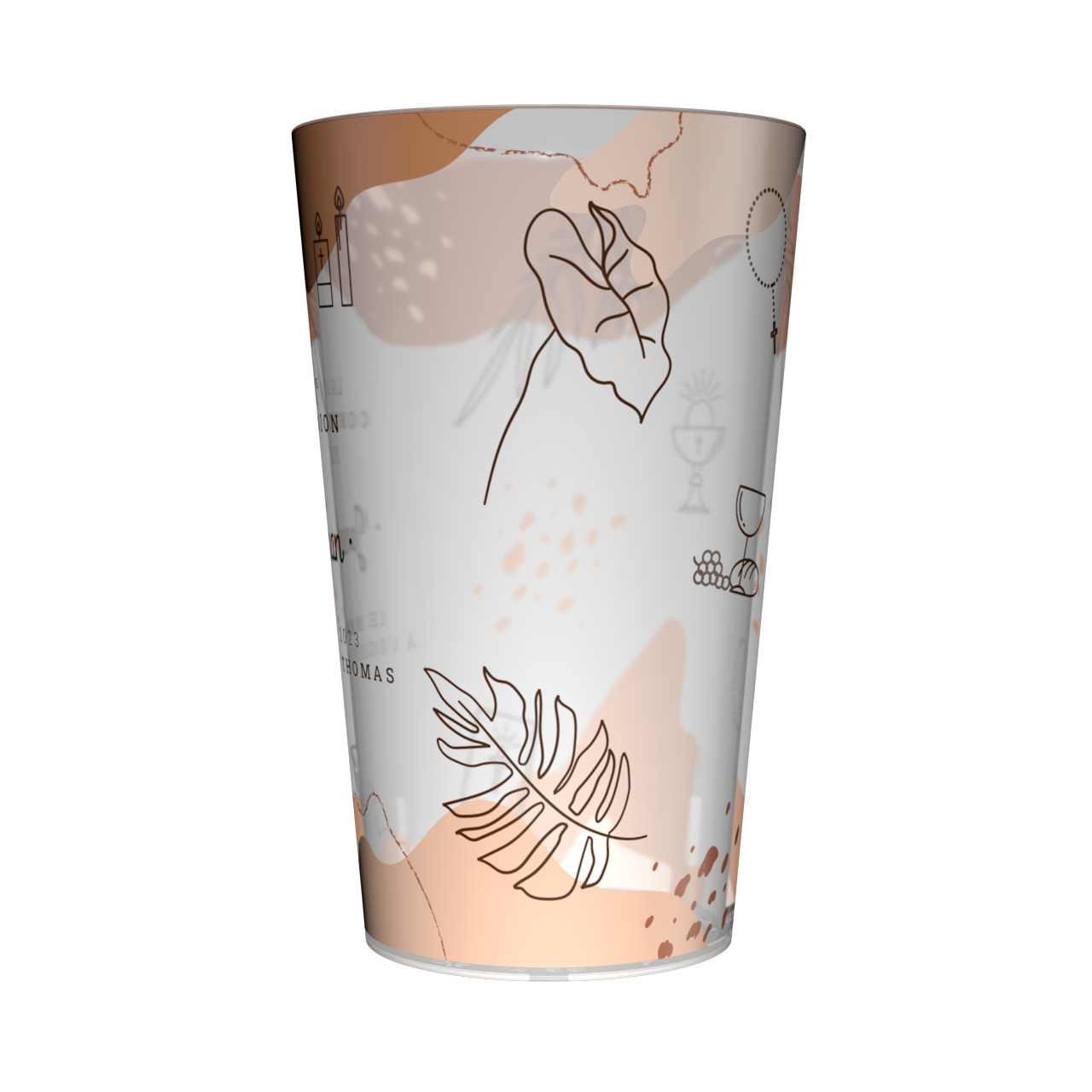 Gobelet personnalisé Communion Moderne 2