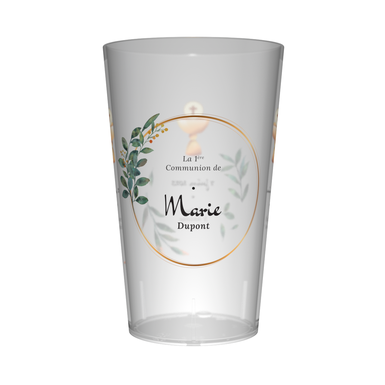 Gobelet personnalisé Communion Sobriété 2