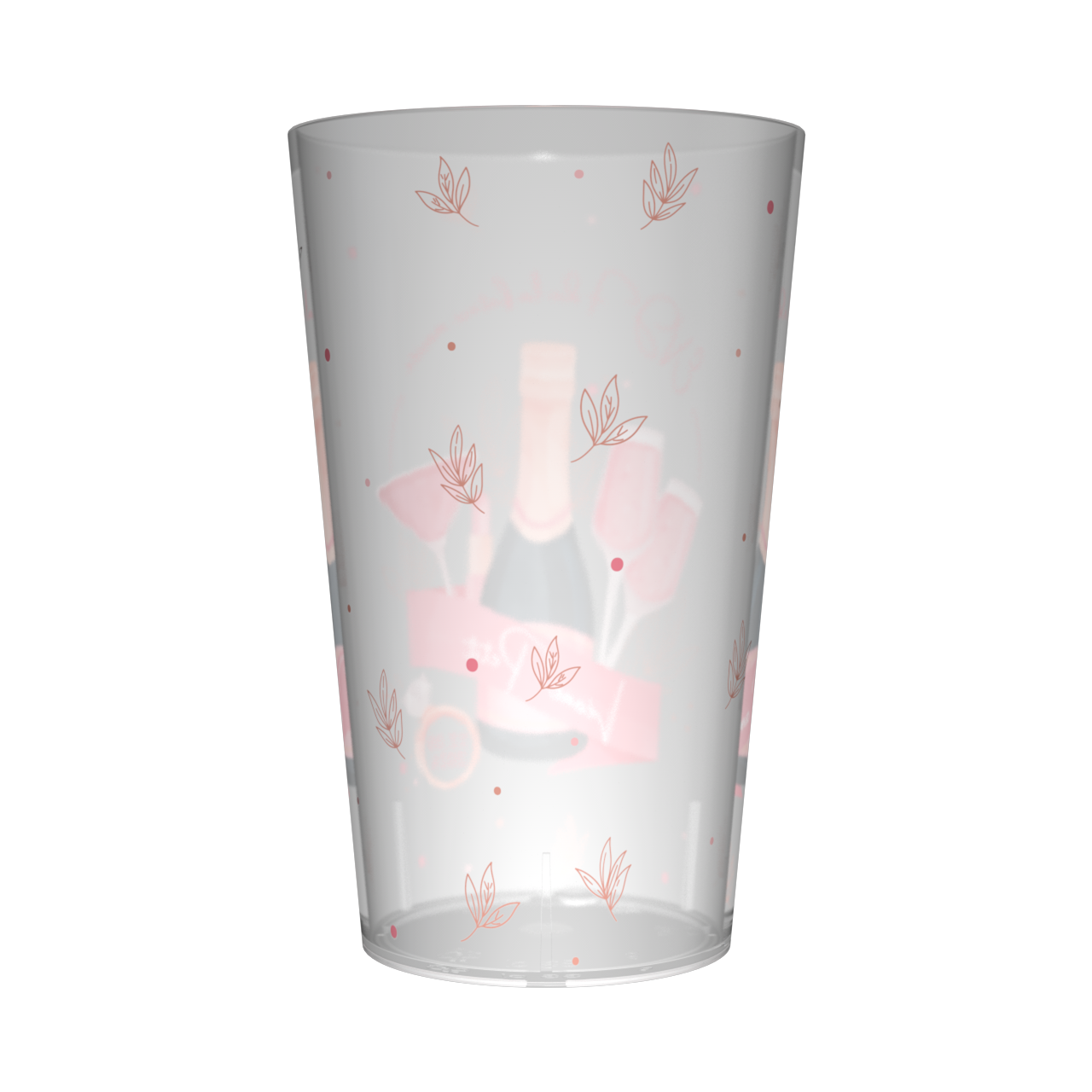 Gobelet personnalisé pour EVJF Champagne Rose 3