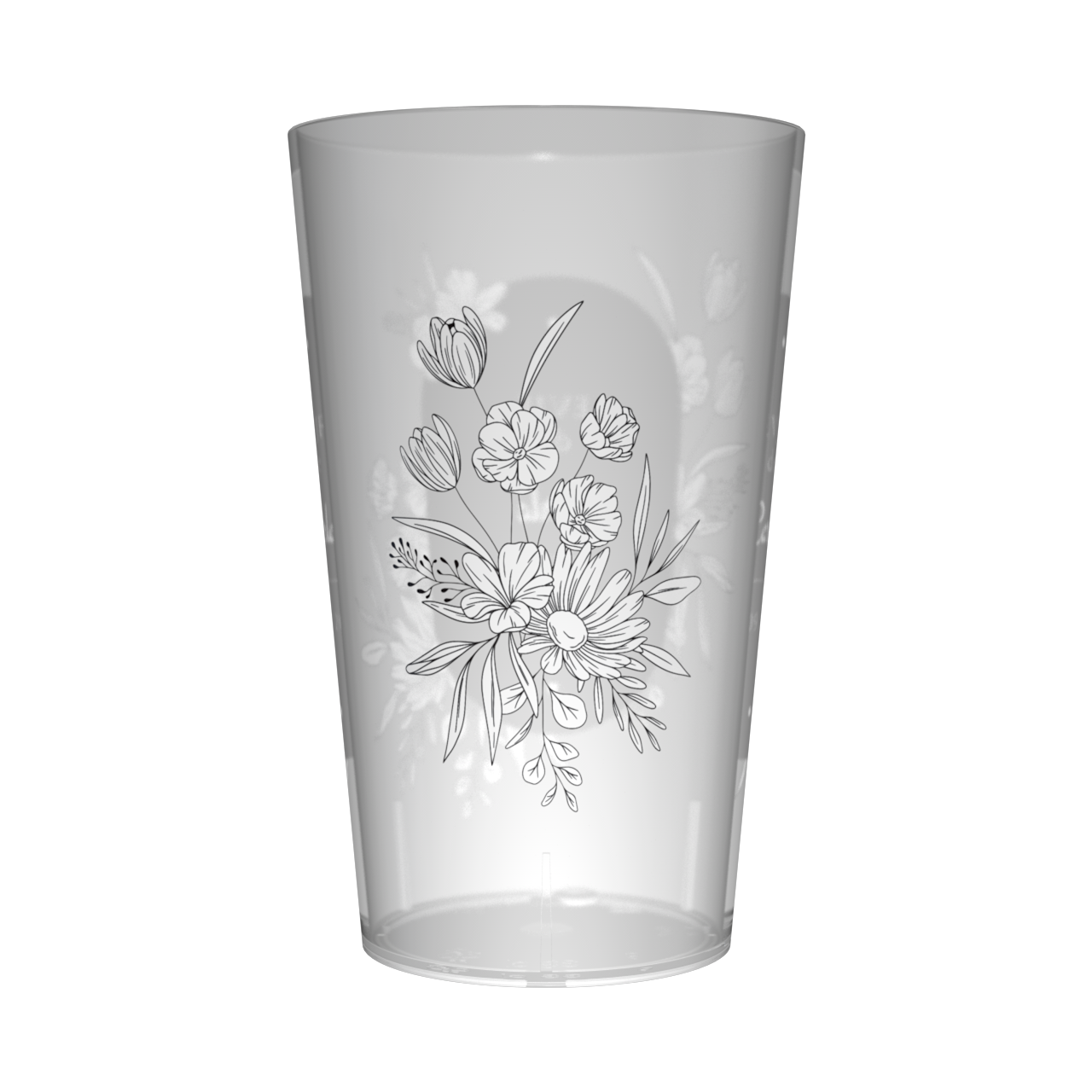 Gobelet personnalisé pour EVJF Noir & Blanc 2