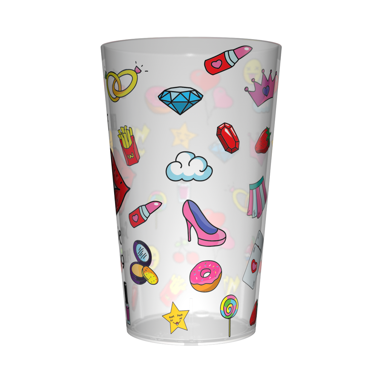 Gobelet personnalisé pour EVJF Emoticônes 3