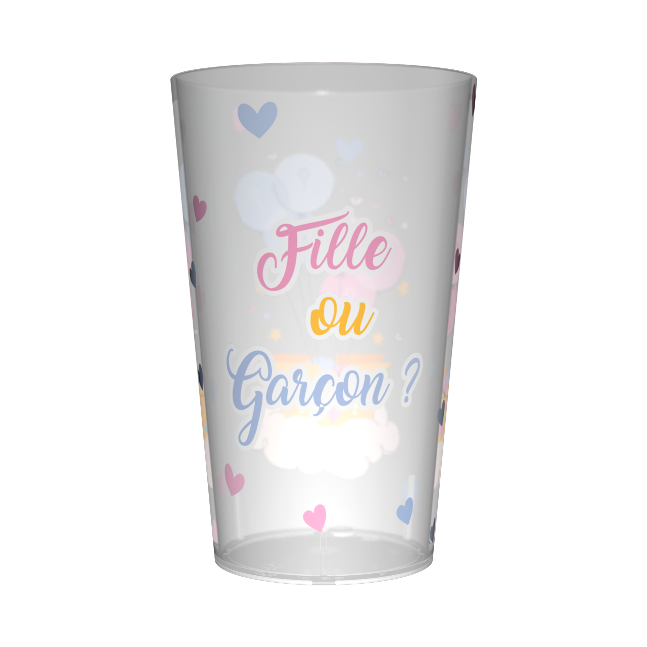 Gobelet personnalisé Gender Reveal Surprise