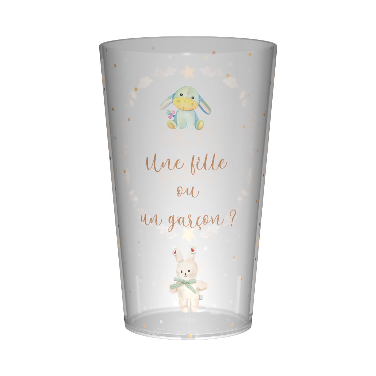 Gobelet personnalisé Gender Reveal Hello Baby 3