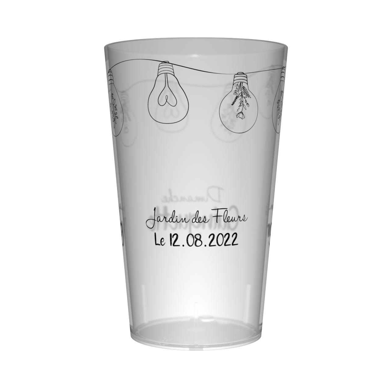 Gobelet personnalisé Guinguette Guirlande Ampoule 3