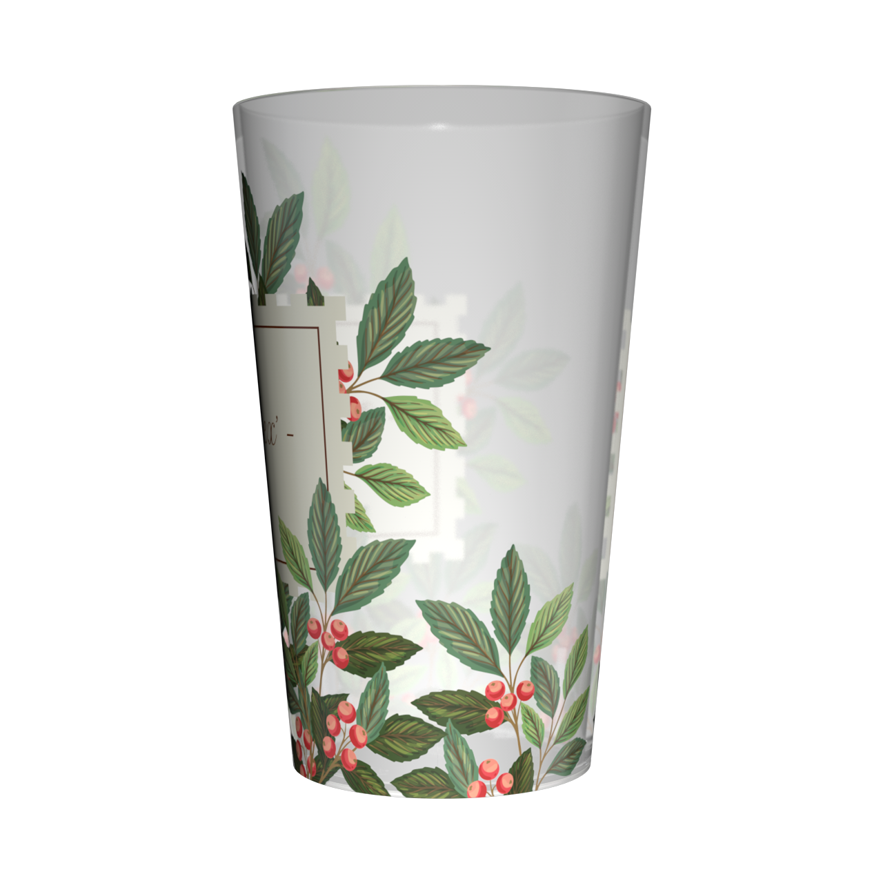 Gobelet personnalisé Mariage Feuilles & Baies 2