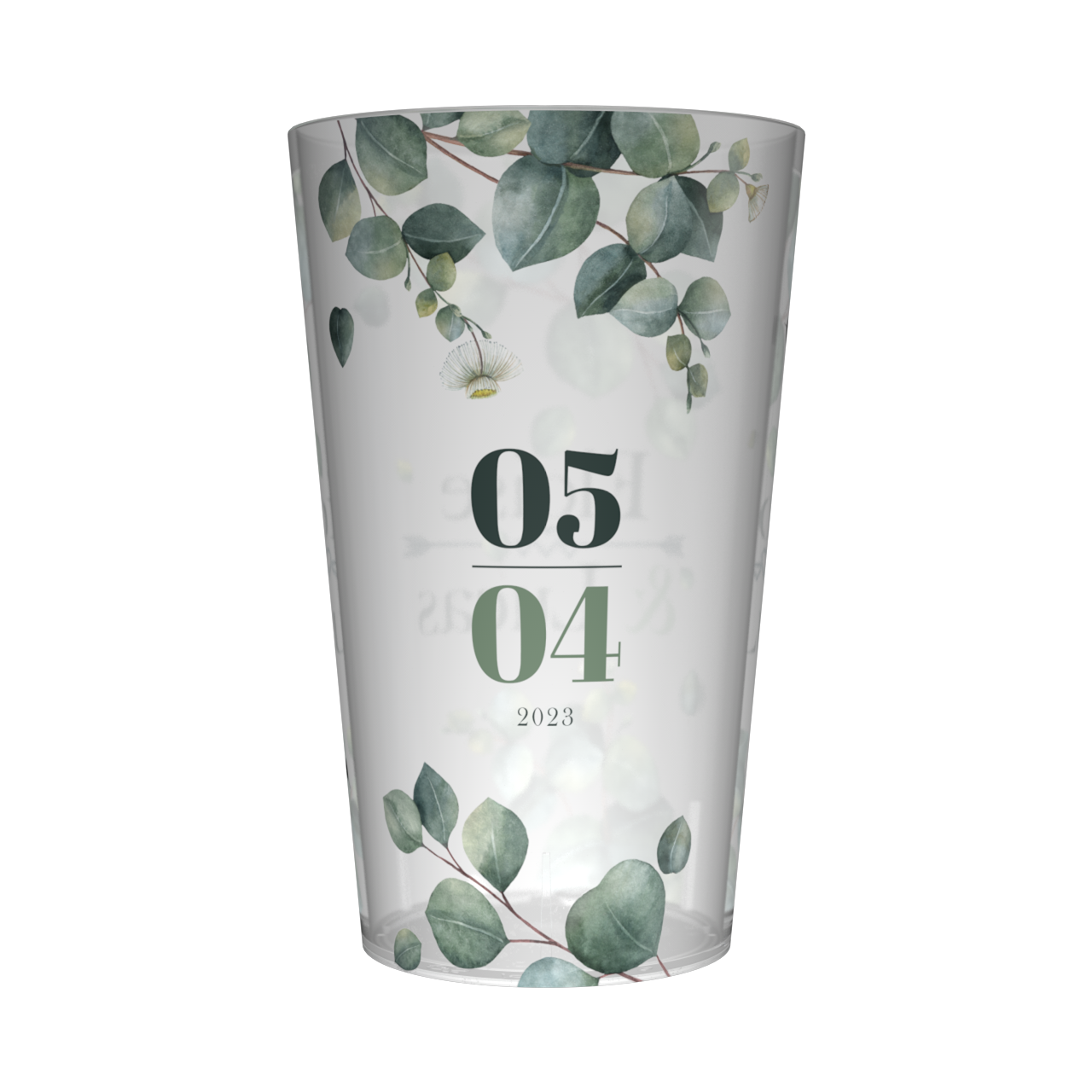 Gobelet personnalisé Mariage Branche Fleuri 2