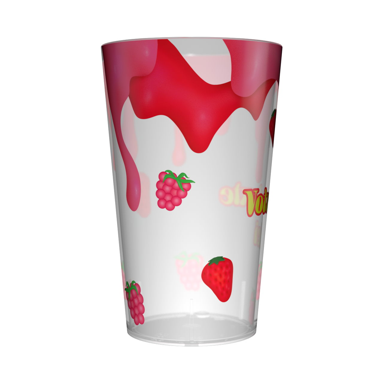 Gobelet personnalisé Tendance Fraises & Framboises 4