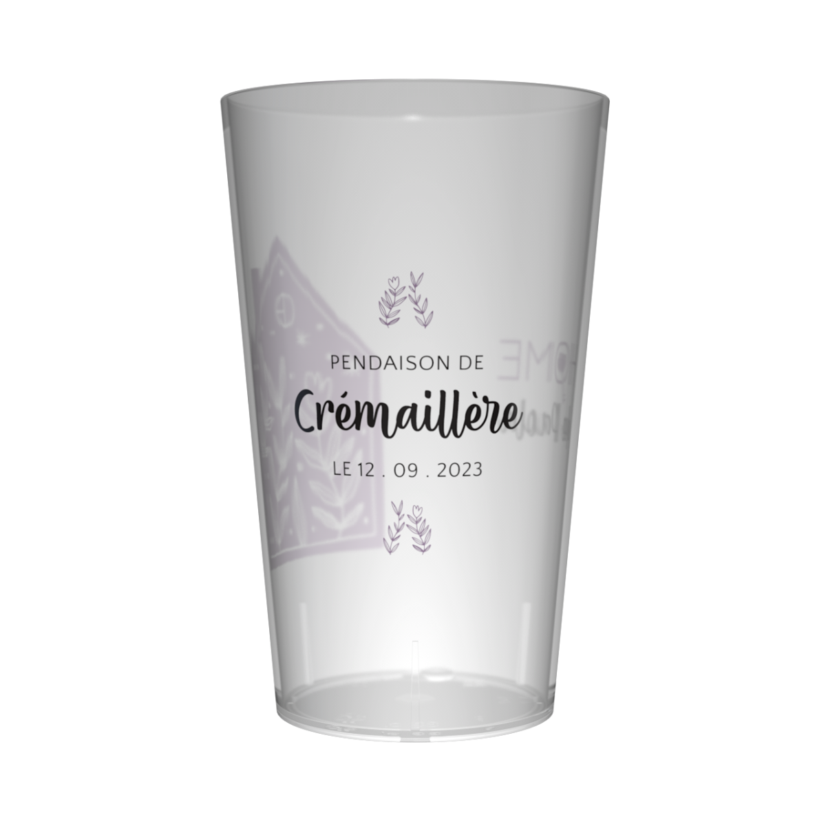 Gobelet personnalisé Crémaillère Home