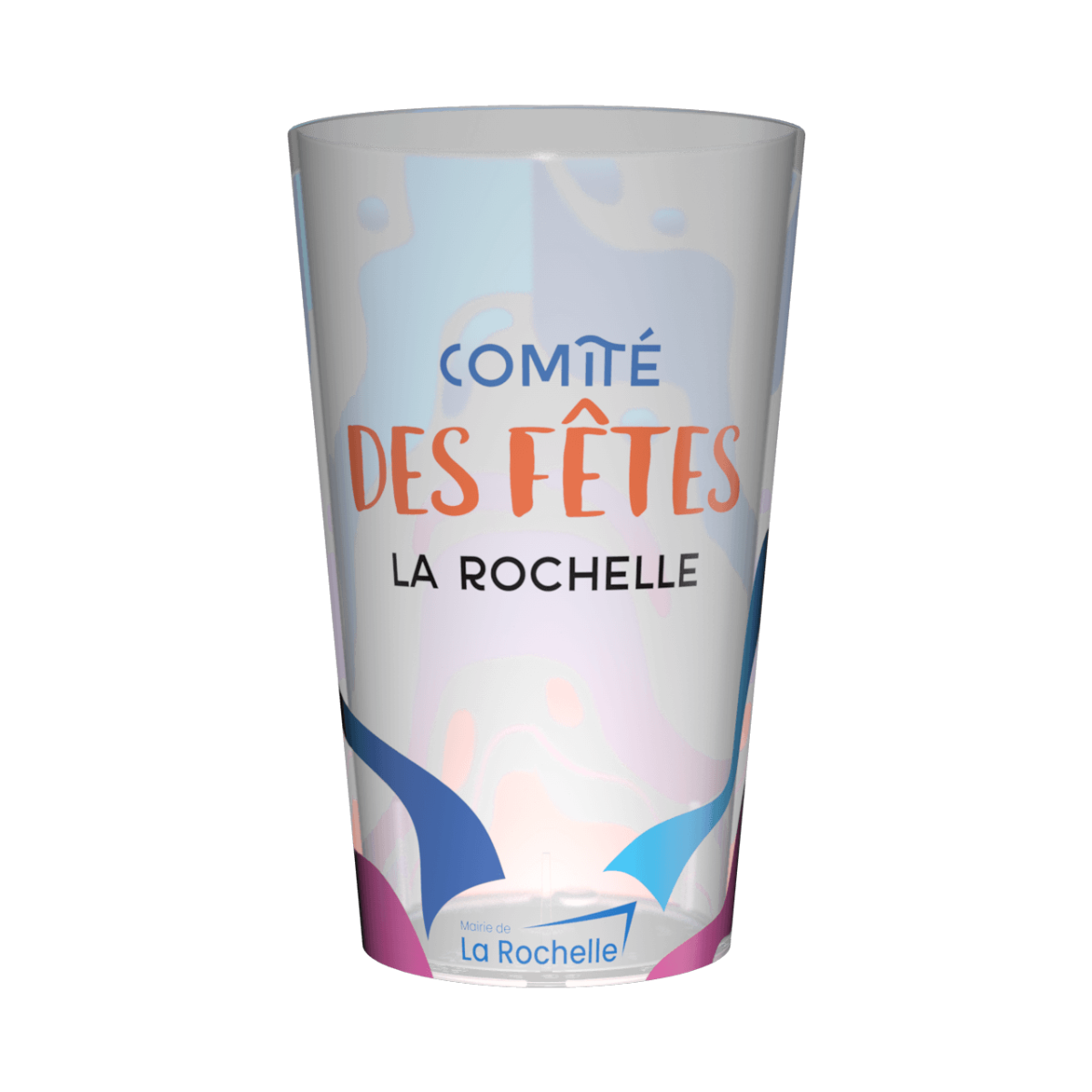 Gobelet personnalisé Comité des Fêtes Coloré