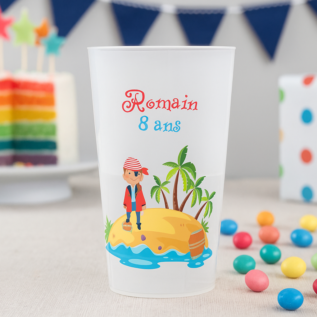 Gobelet personnalisé Anniversaire Aventure