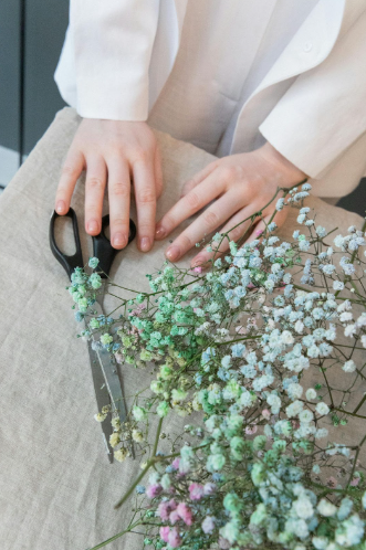 atelier DIY bouquet de mariée pour mariage participatif