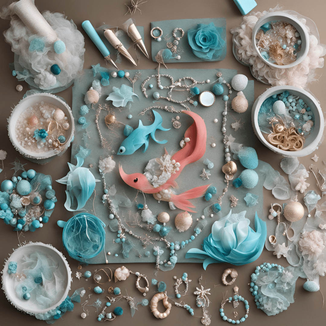 atelier création de bijoux pour un anniversaire ariel la petite sirène