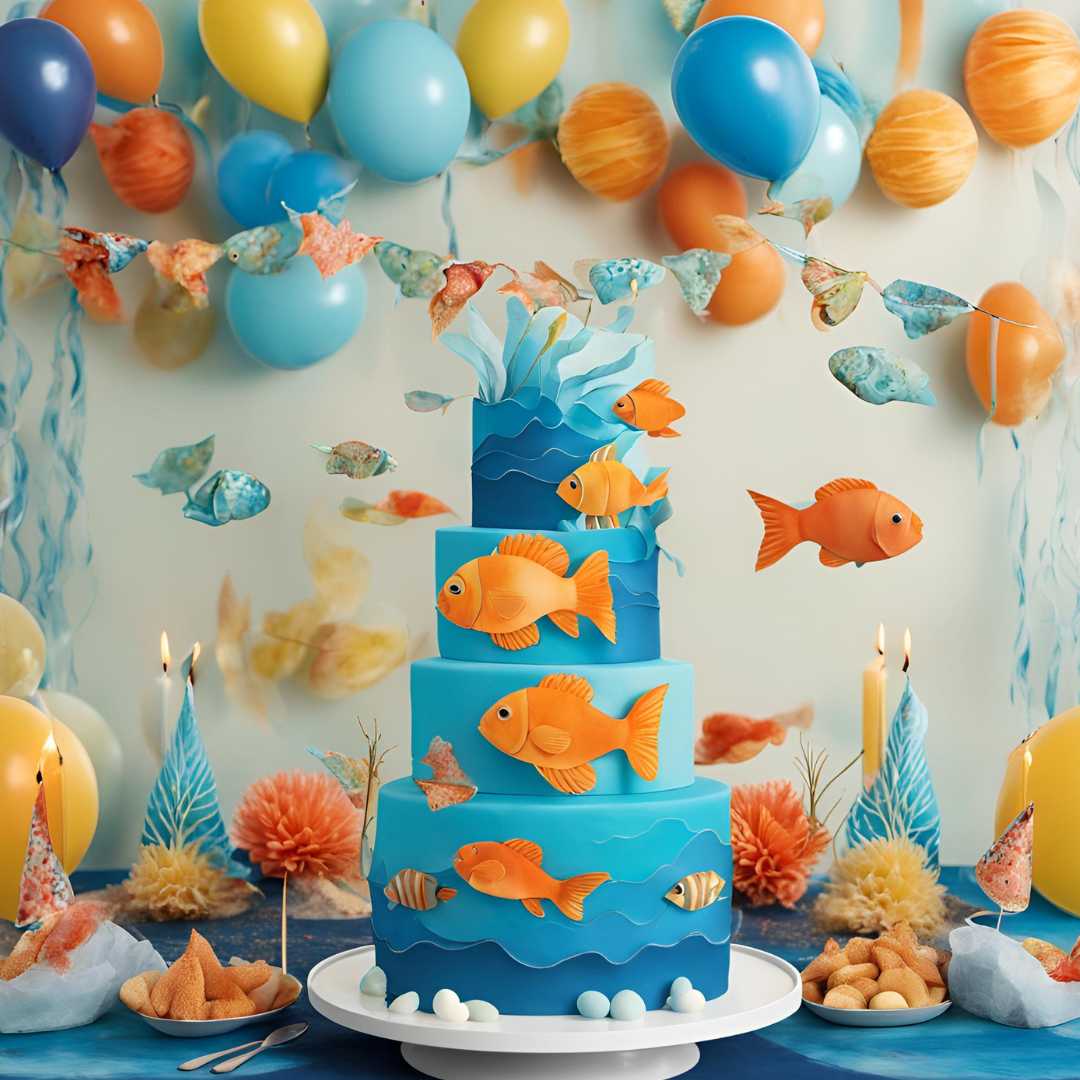 décoration de table pour un anniversaire nemo