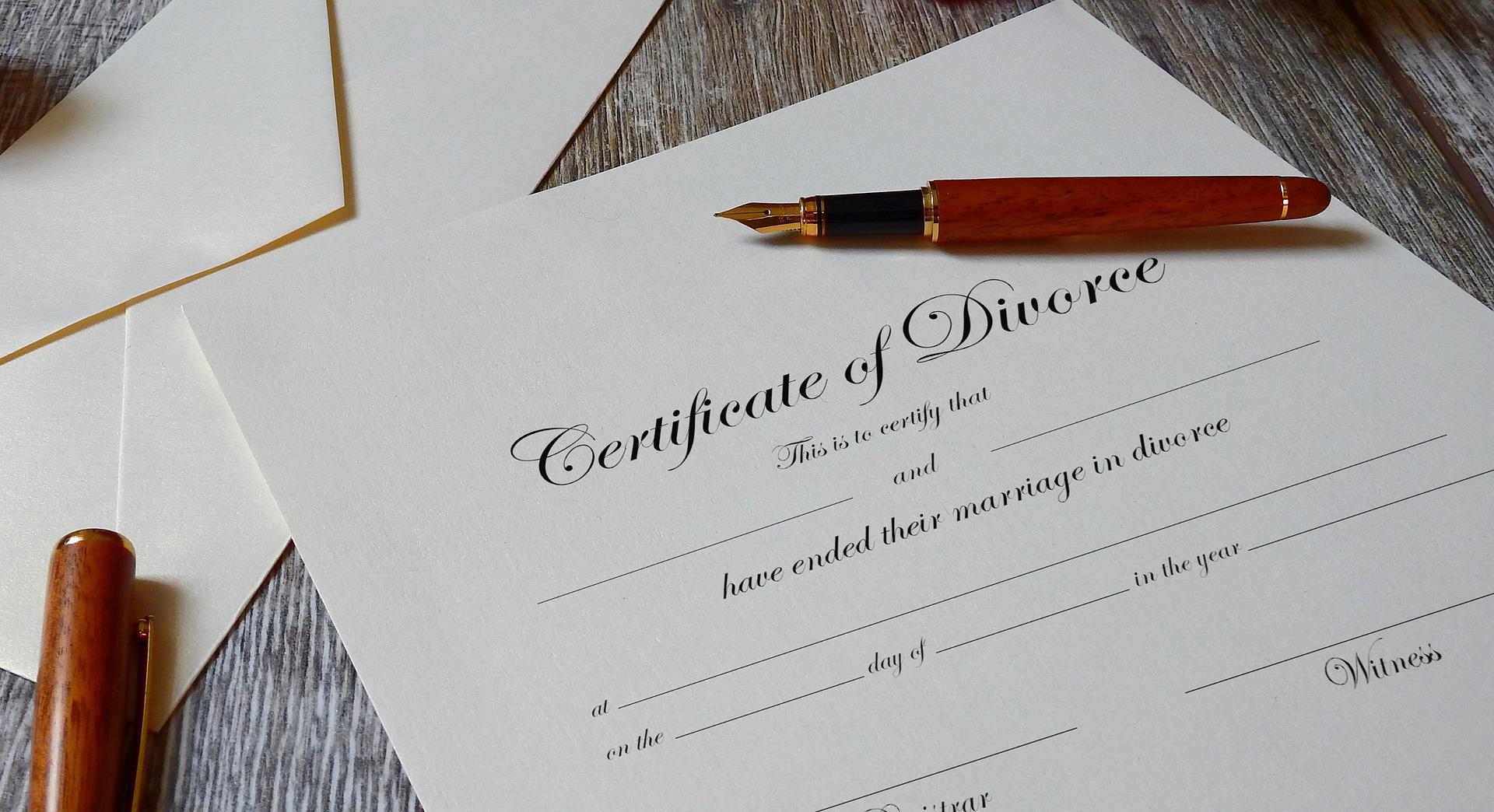 Contrat de divorce