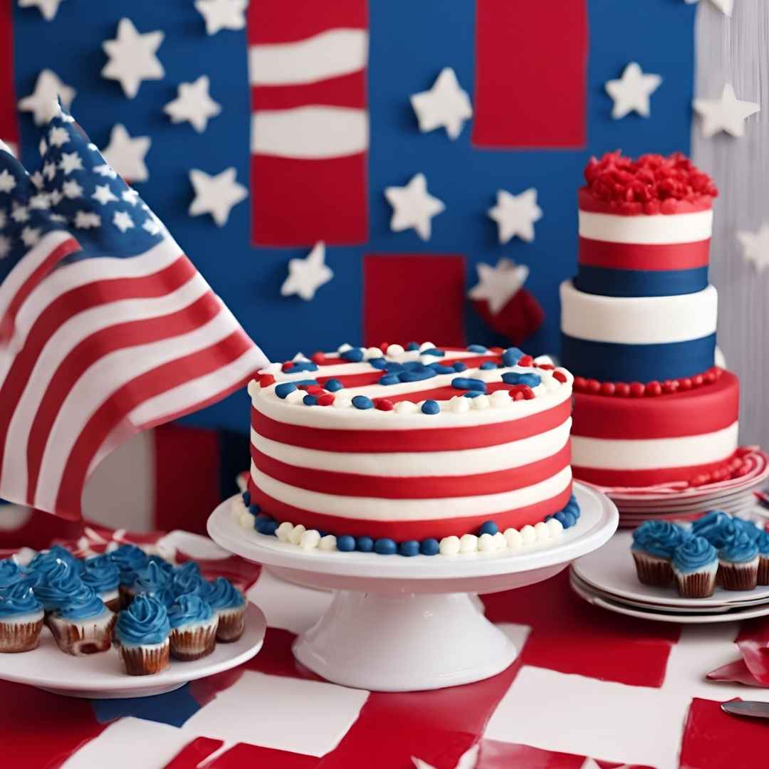 gâteau d’anniversaire USA