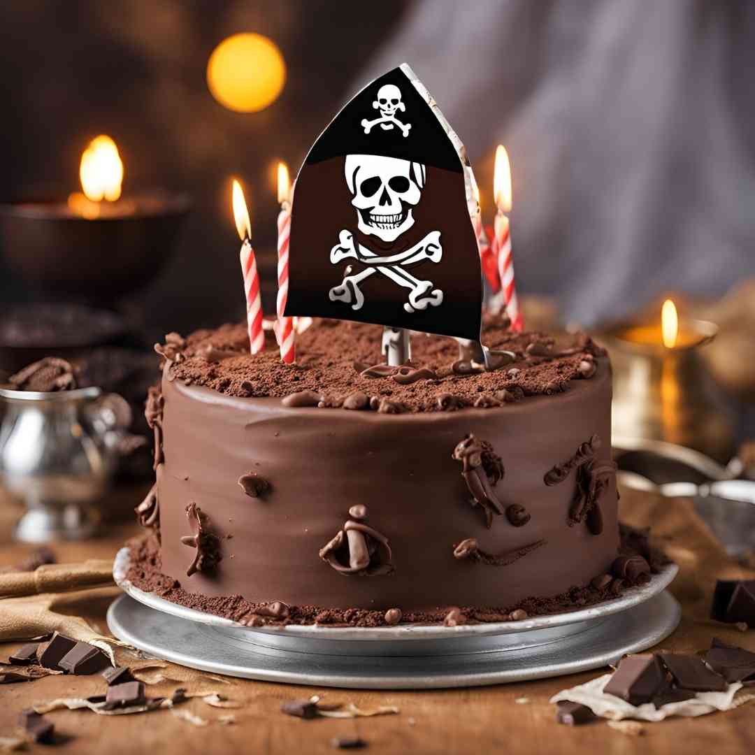 gateau anniversaire pirate