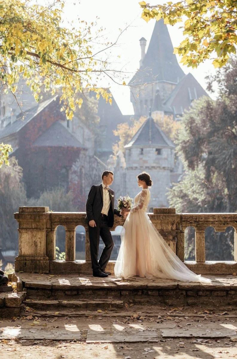 séance photo lors d’un mariage sans enfant