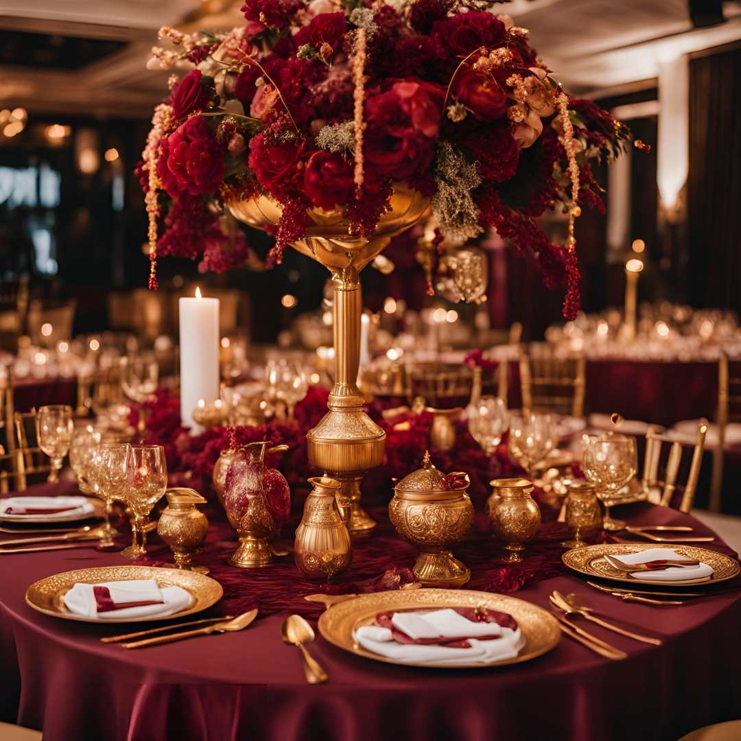 déco de table mariage oriental