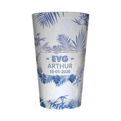 Gobelet personnalisé pour EVG Ibiza Bleu