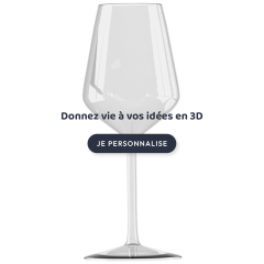 verre à vin à personnaliser en verre